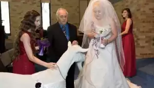 Domača koza je igrala pomembno vlogo na poročni slovesnosti